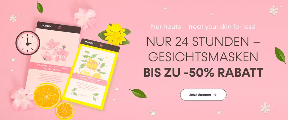 MUMUSO startet exklusiven Flashsale am 01.11. – Gesichtsmasken & Augenpads bis zu 50 % reduziert!