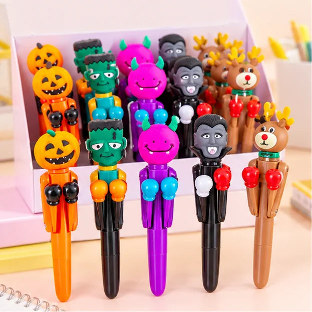 Halloween Boxhandschuh Kugelschreiber in mehreren Charakterdesigns