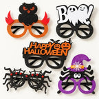 Detailansicht glitzernder Halloween Partybrillen