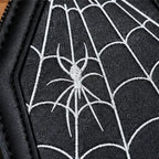 Detail der Spinnennetz Stickerei
