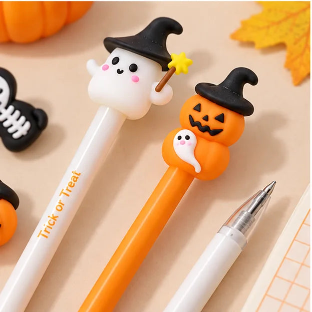 Detail der Halloween Gelstift Aufsätze