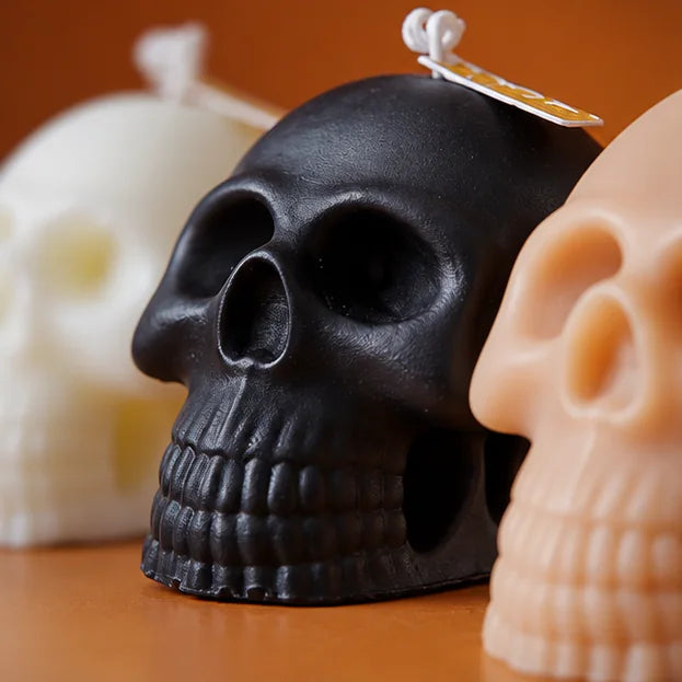 Detail der geformten Totenkopfstruktur