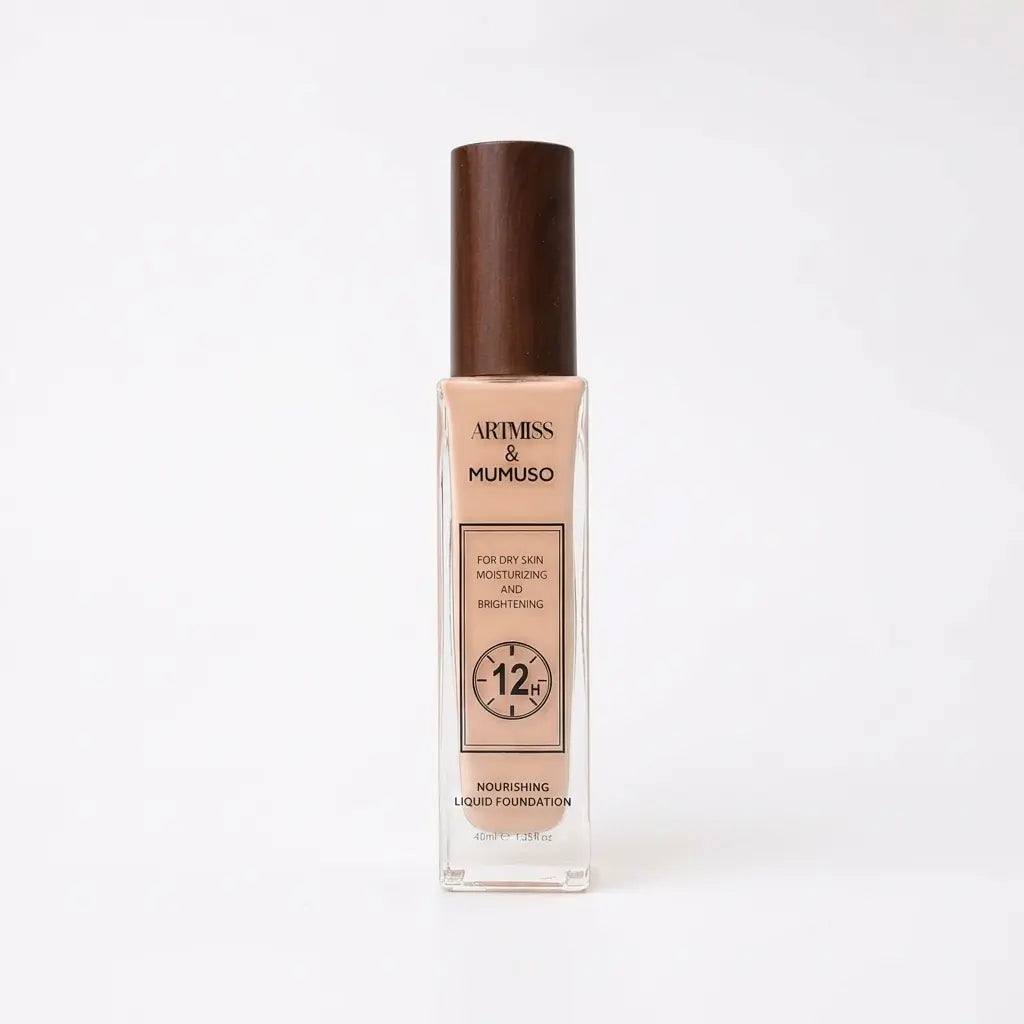 Natural Glow Liquid Foundation, 12h, 40ml, #02