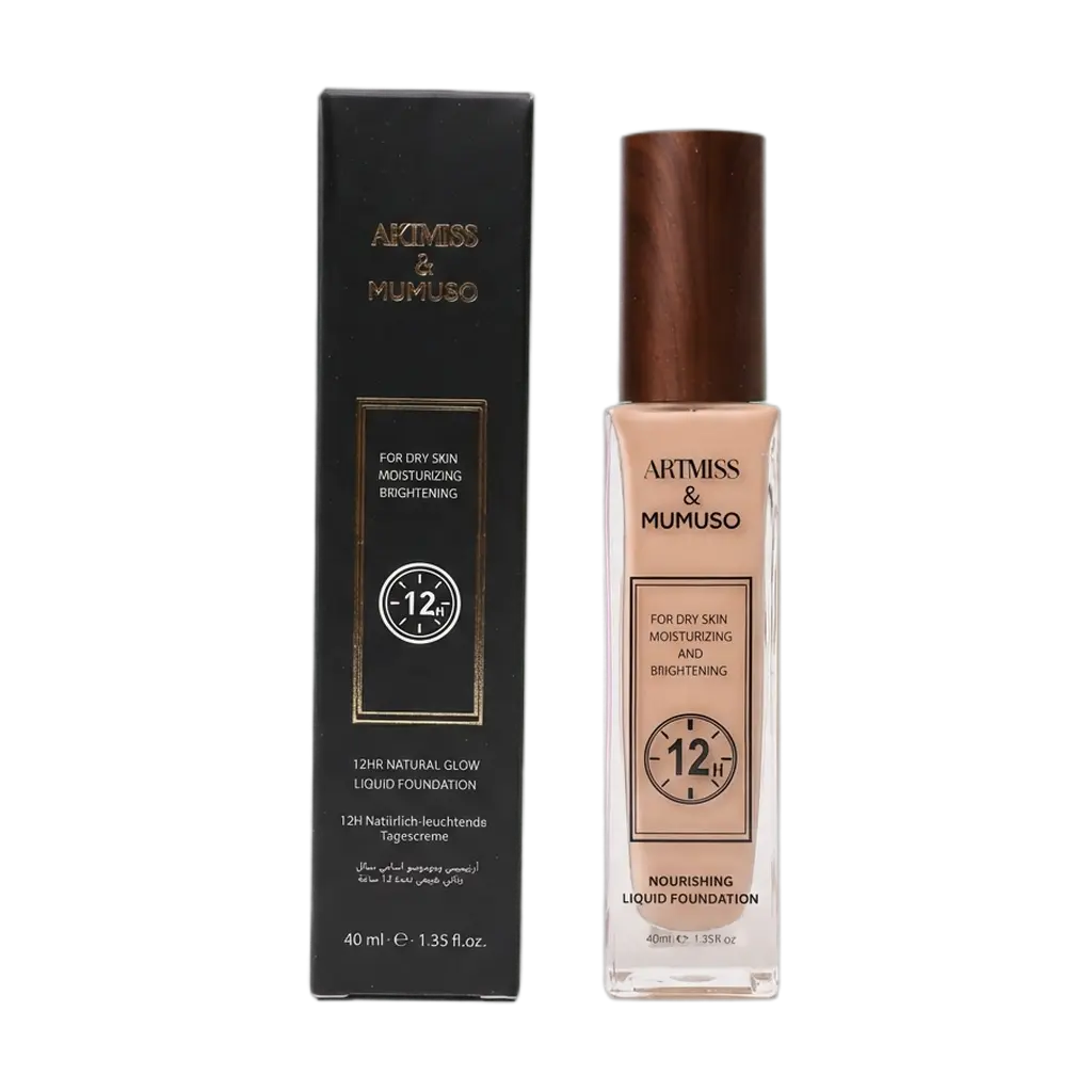 Natural Glow Liquid Foundation, 12h, 40ml, #03