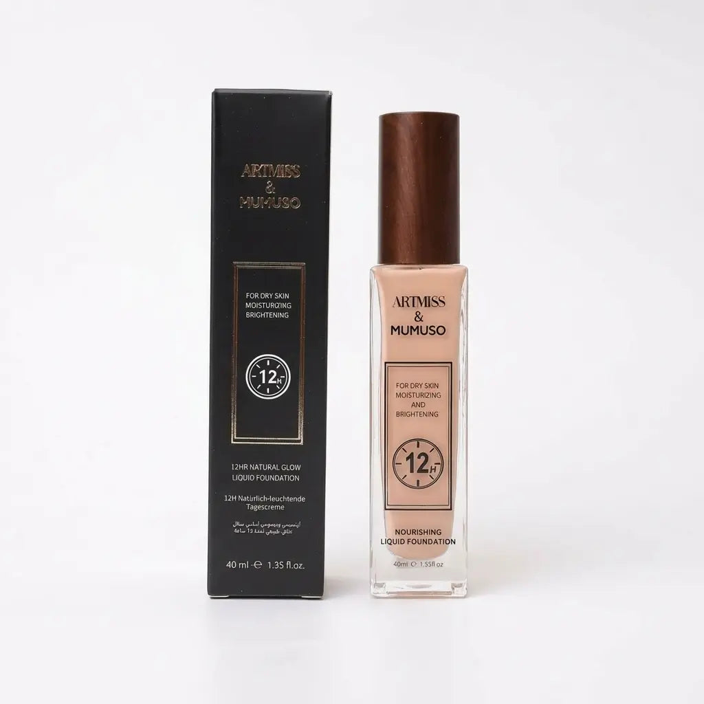 Natural Glow Liquid Foundation, 12h, 40ml, #03