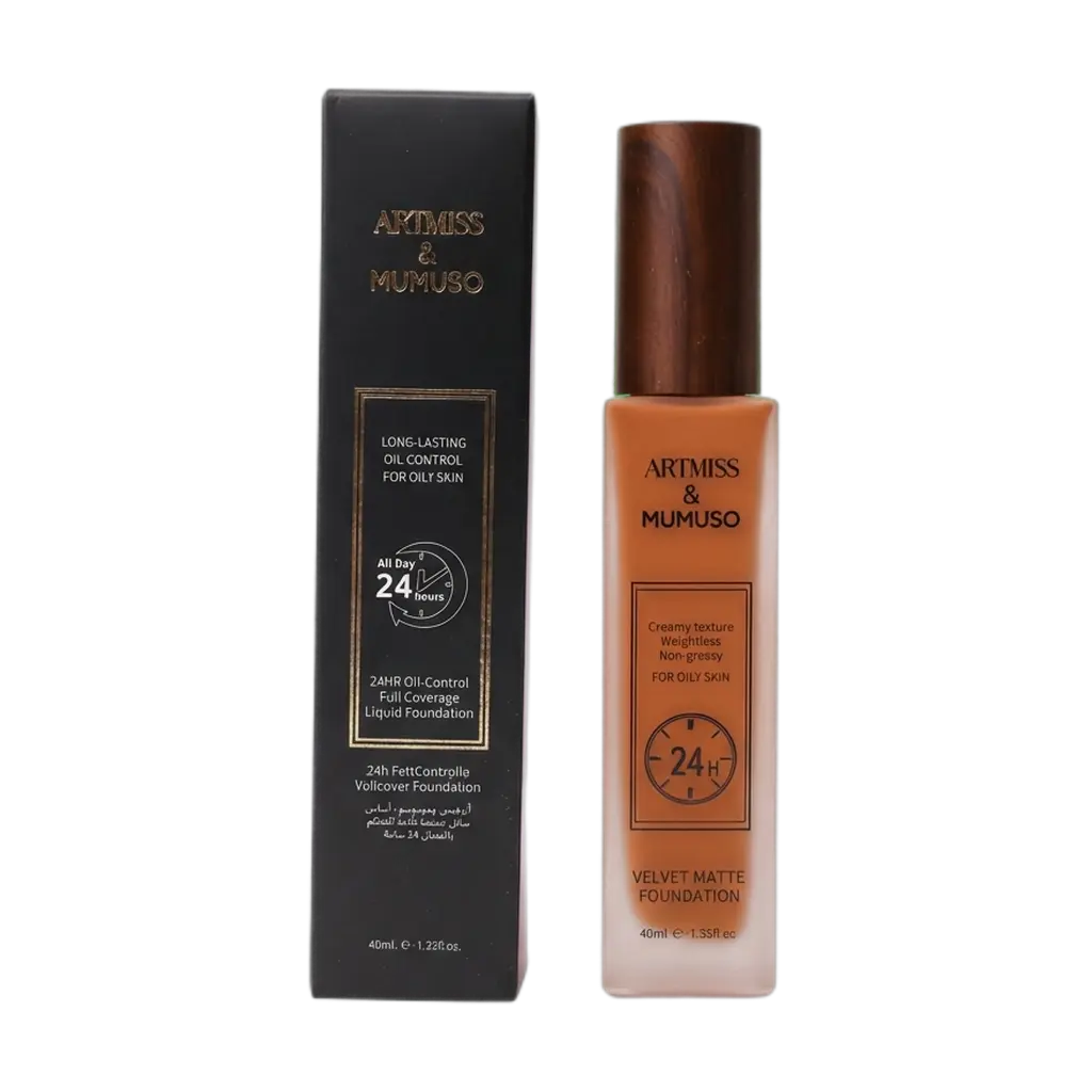 Oil-Control Full Coverage Liquid Foundation, 24h, 40ml, #05