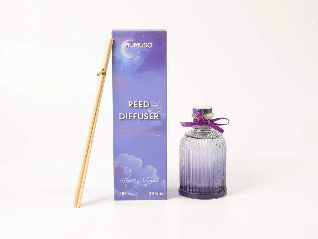 Starry-Night-Raumduft-Diffuser in Lila, 200 ml, vor weißem Hintergrund