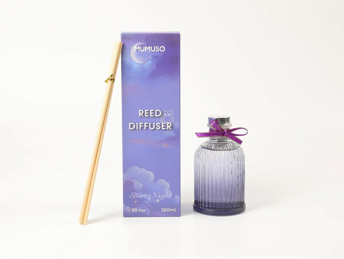 Starry-Night-Raumduft-Diffuser in Lila, 200 ml, vor weißem Hintergrund