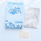 Glacier Fußpflaster Verpackung Beutel und Pflaster im Detail