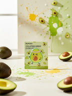 Ausziehbarer Handyhalter aus ABS mit Avocado-Design (Grün)