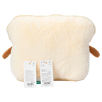 Handwärmer-Kissen mit Toast-Design für Hände, ca. 300 g (Beige/Rosa)