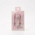 2-teiliges Gesichtsmassager Set aus Zinklegierung für Gesicht und Augenpartie (Rosa)
