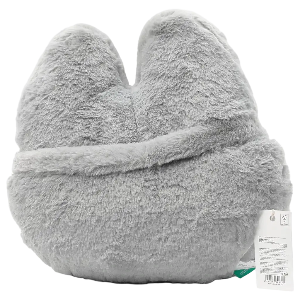 Handwärmer-Kissen aus Polyester mit Husky-Design (Grau/Weiß)