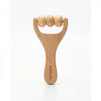 Handmassage-Roller aus Holz, Slingshot-Form zur Muskelentspannung (Natur)