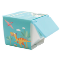 Mini Schreibtisch-Aufbewahrungsbox (Dinosaurier-Paradies/Blau)