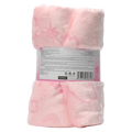 Kuscheldecke aus Polyester mit Kirschblüten-Design (Rosa)