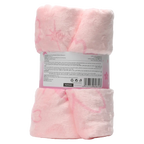 Kuscheldecke aus Polyester mit Kirschblüten-Design (Rosa)