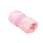 Kuscheldecke aus Polyester mit Kirschblüten-Design (Rosa)