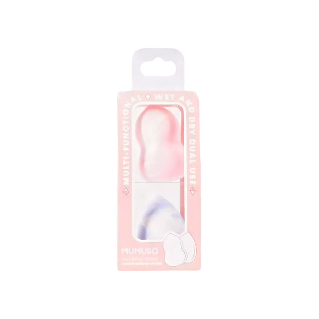 Verführerischer Make-Up-Schwamm zum Verblenden (Pink/Lila)