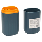 Zahnbürstenhalter mit Deckel aus PP, 520 ml (Dunkelblau)