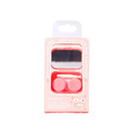 Farbige Kontaktlinsenbox mit Spiegel (Pink)