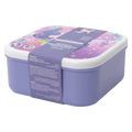3-teiliges Kunststoff-Frischhaltedosen-Set mit Einhorn-Design (Lila)