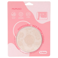 Einweg-Spitzen-Nippelcover, 5 Paar (Beige)