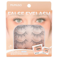 Künstliche Wimpern, 4er pack (Schwarz)