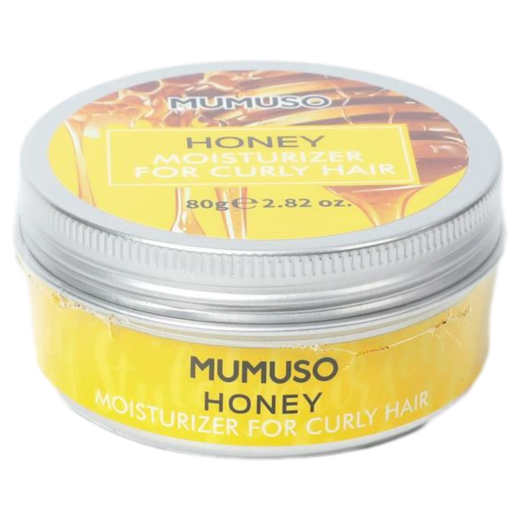 Haarcreme mit Honig für Locken, intensive Feuchtigkeitspflege, 80 g (Natur)