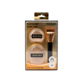 3-teiliges Make-up-Set mit Foundation-Pinsel und Puderquasten