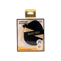2er-Pack Puderpuff Polyurethan, Black &amp; Gold-Design (Schwarz/Gold)