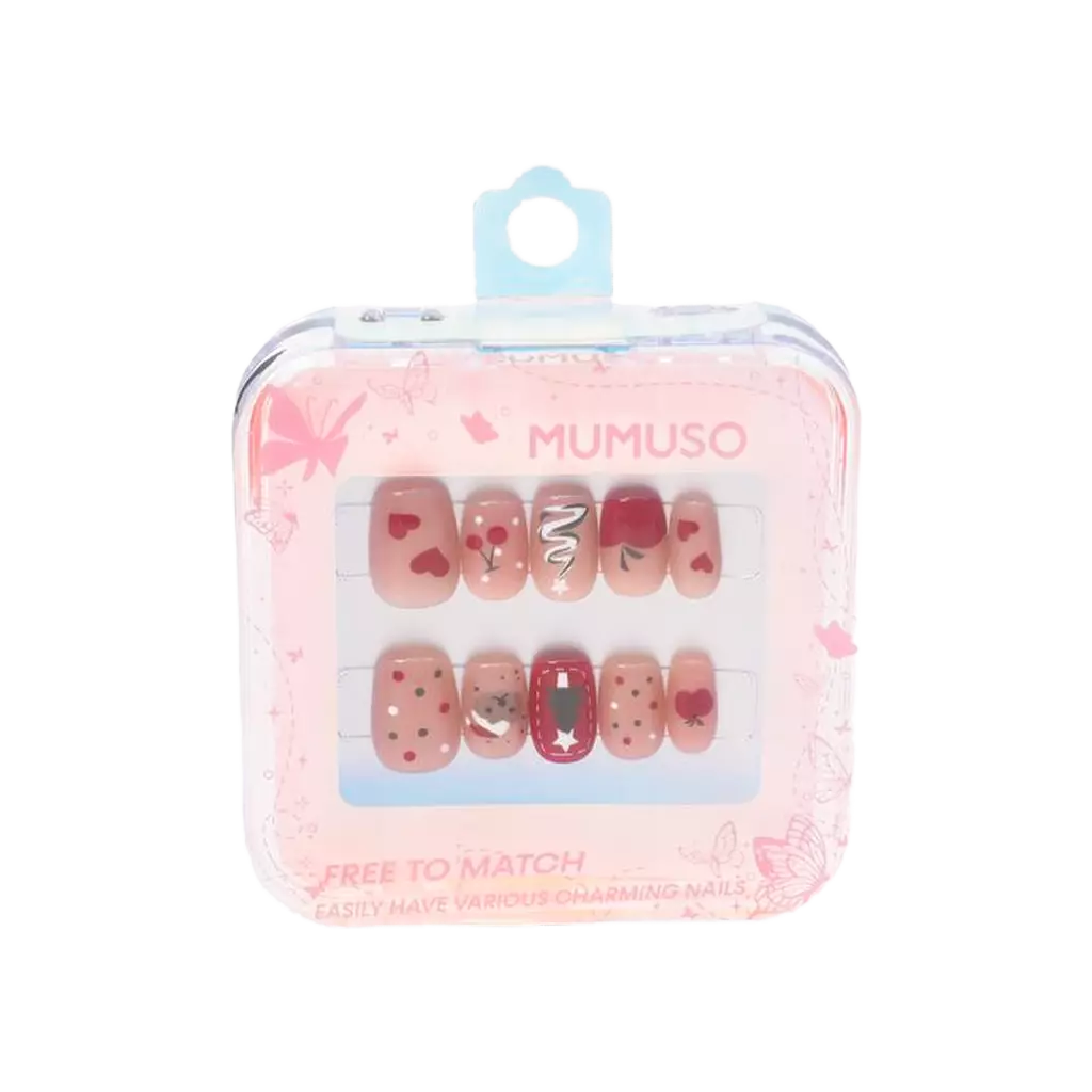 Magicfinger Press-on Nails (Apple &amp; Cherry)