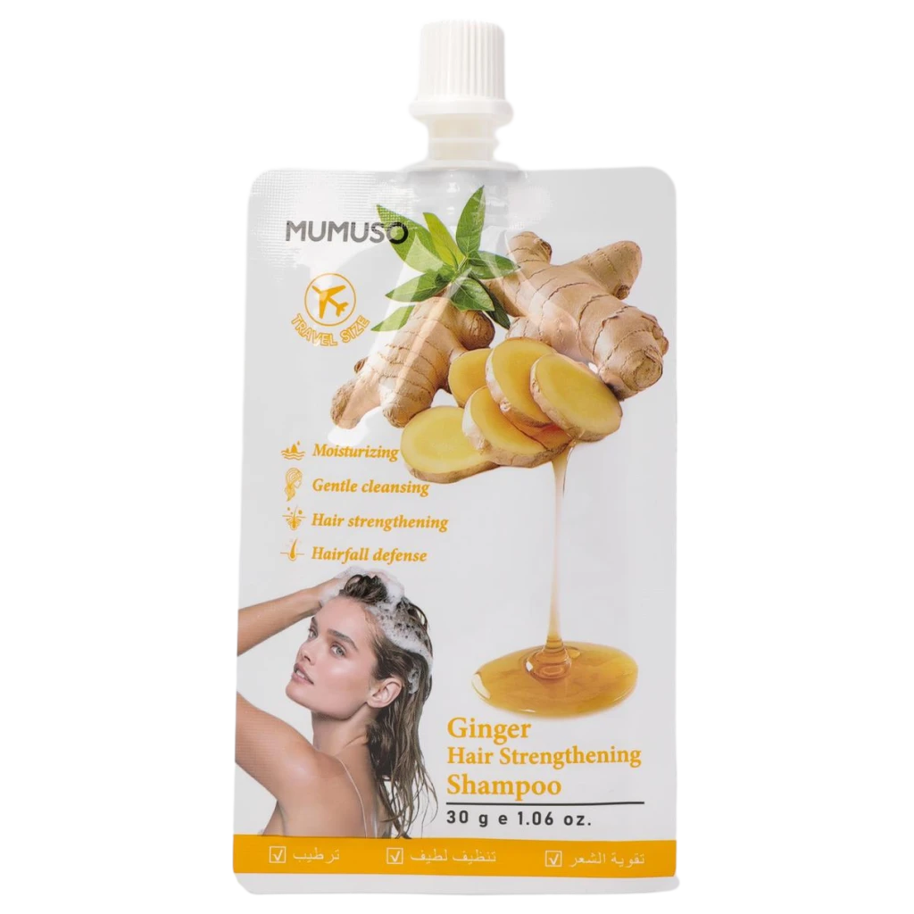 Stärkendes Shampoo mit Ingwerextrakt, 30 g (Natur)