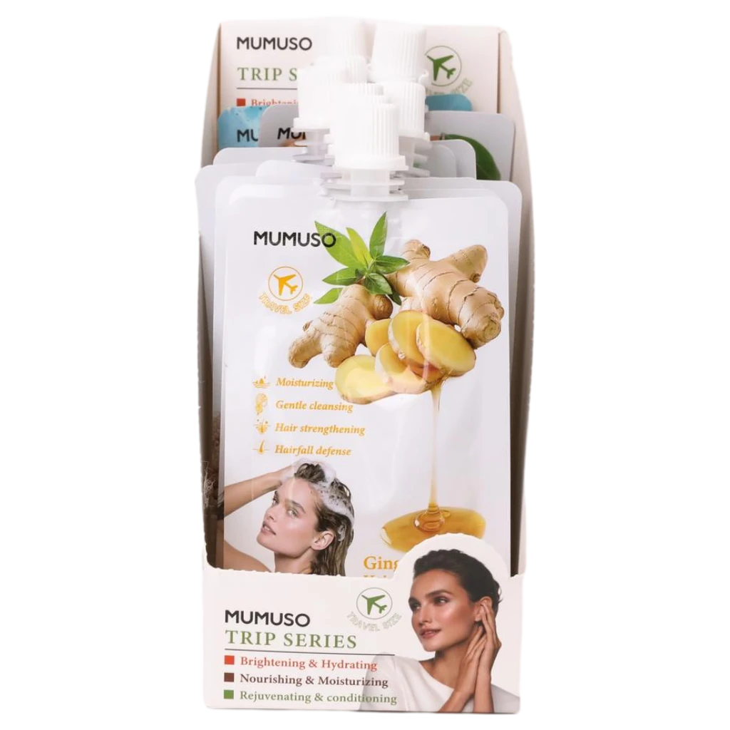 Stärkendes Shampoo mit Ingwerextrakt, 30 g (Natur)
