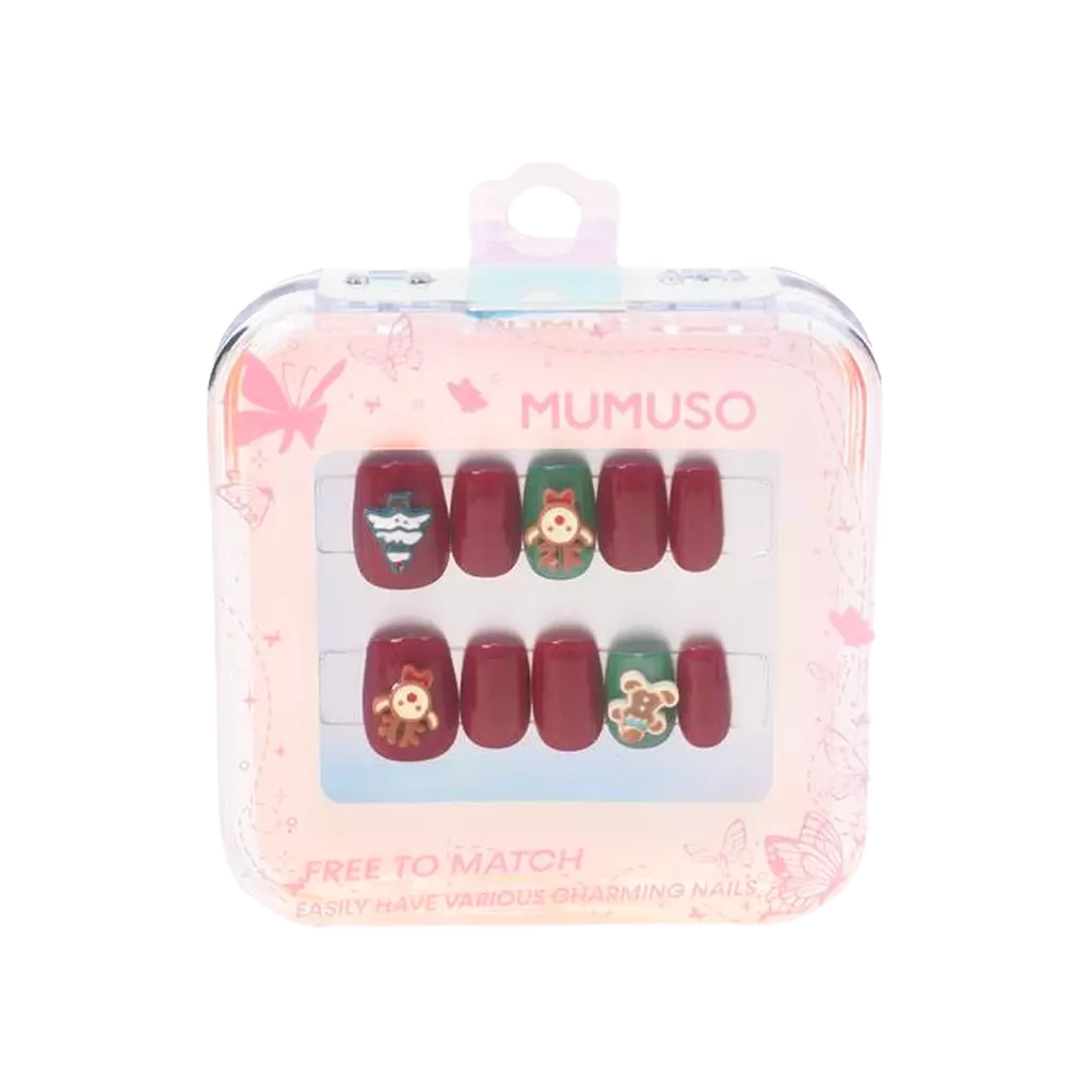 Magicfinger Press-on Nails (Vibrant Red)