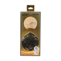 2-teiliges Powder Puff Set aus Rayon, Black &amp; Gold Kollektion (Schwarz/Gold)