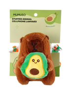 Plüschtier-Handyband mit Capybara-Design, Kollektion Avocado (Braun/Grün/Orange/Weiß)