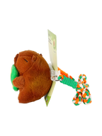 Plüschtier-Handyband mit Capybara-Design, Kollektion Avocado (Braun/Grün/Orange/Weiß)