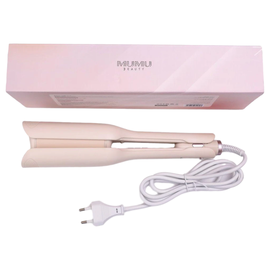 Elektrischer Lockenstab für schonendes Haarstyling (Beige)