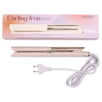 Lockenstab mit Keramikbeschichtung, 2-in-1 Stylinggerät (Creme)