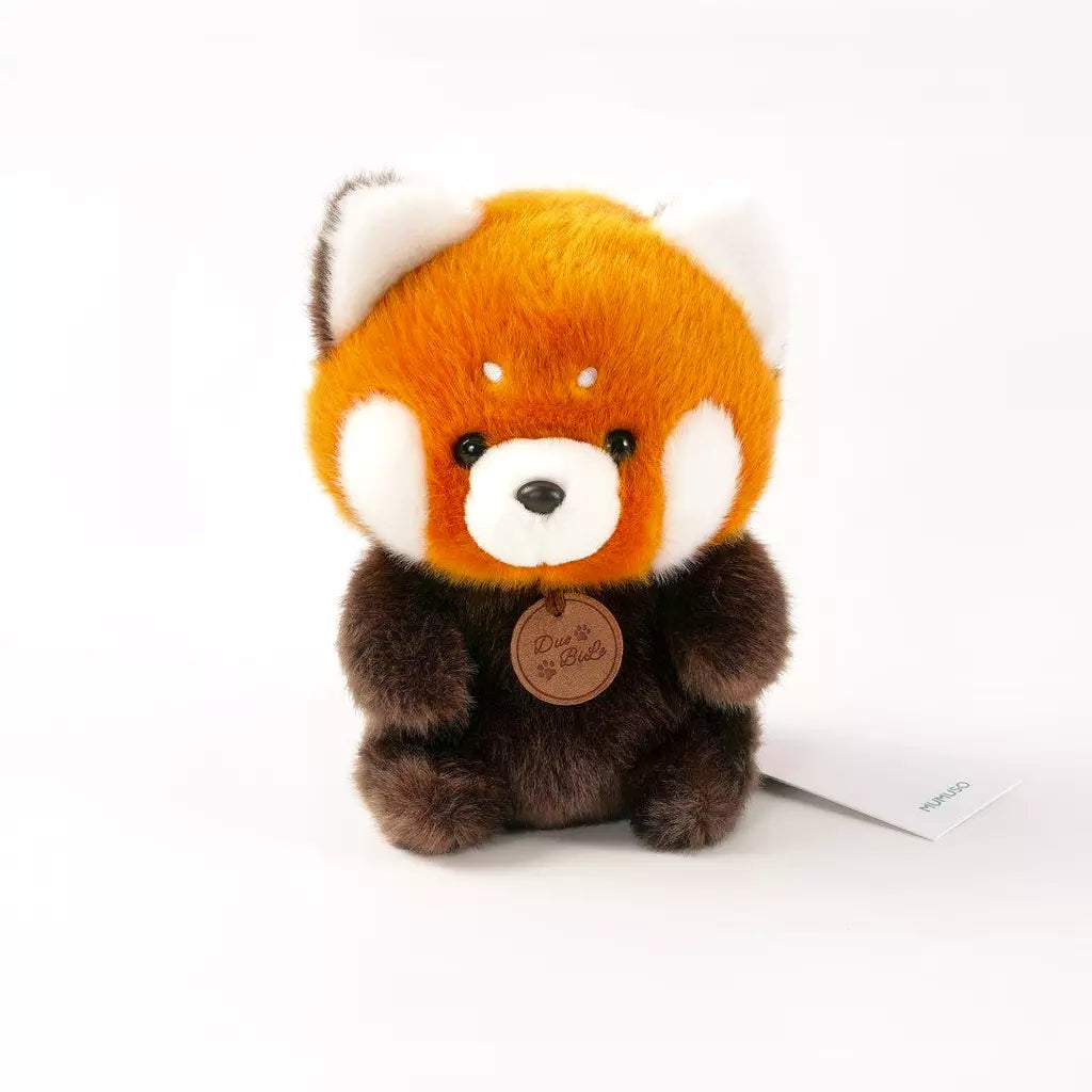 Flauschiger Plüsch-Kleiner Panda Kuscheltier (Braun/Orange)