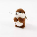 Otterchen mit wedelndem Schwanz, Plüschtier (Braun)