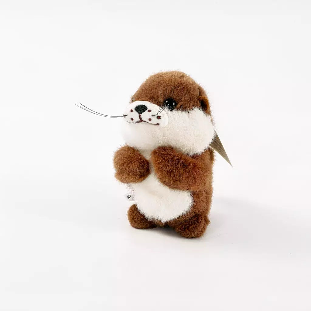 Otterchen mit wedelndem Schwanz, Plüschtier (Braun)