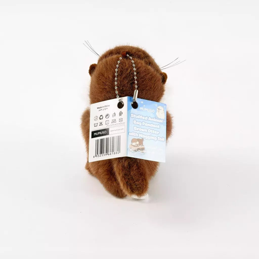 Otterchen mit wedelndem Schwanz, Plüschtier (Braun)