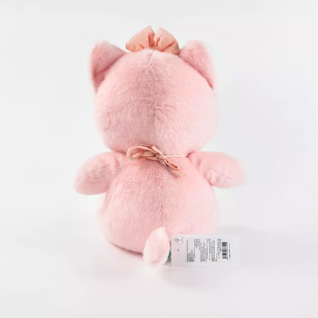 Niedliche sitzende ANNE-Katze, 30 cm (Pink)
