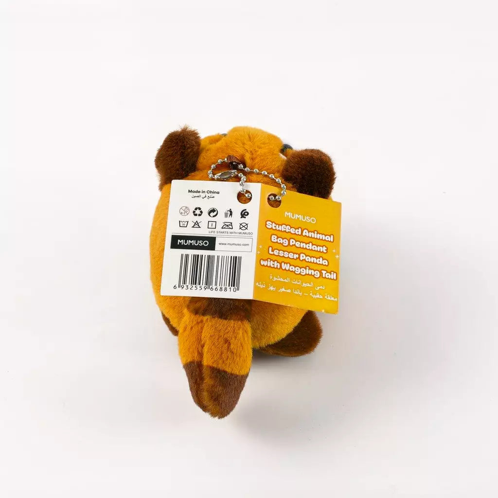 Wackelnder Red Panda Plüschanhänger (Orange)