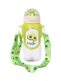 Trinkflasche aus Kunststoff, 400 ml mit Avocado-Design (Grün)