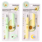 Everlasting Pencil Schreibwaren-Set mit Avocado-Design (Grün/Gelb)