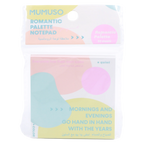 Haftnotizblock quadratisch, 80 Blatt mit Pastell-Design (Mehrfarbig)