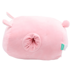 Handwärmekissen aus Plüsch mit Katzen-Design (Rosa)